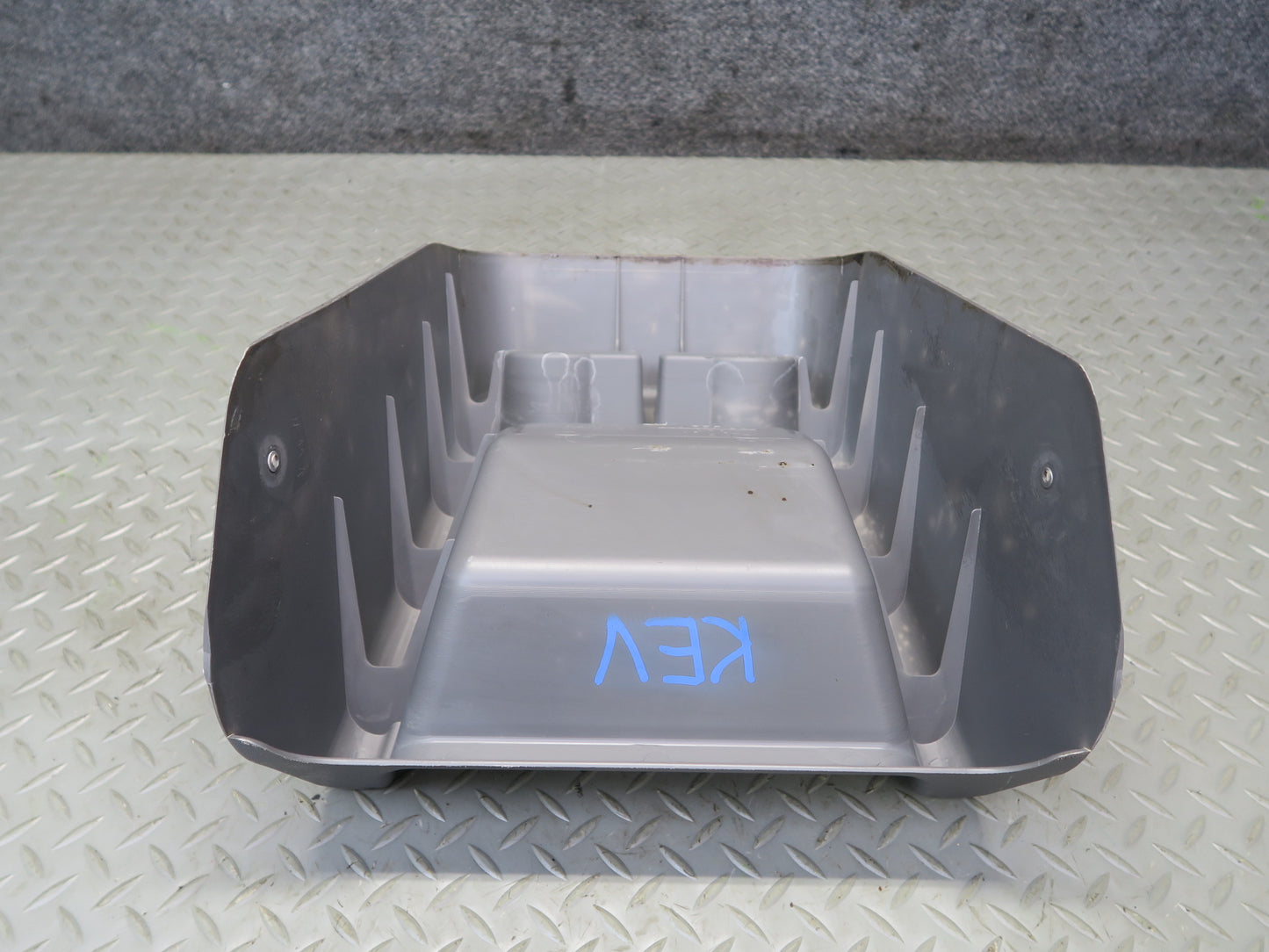 99-03 VW Eurovan T4 Center Console Trim CUP Holder Panel Gray 7DB858570A OEM