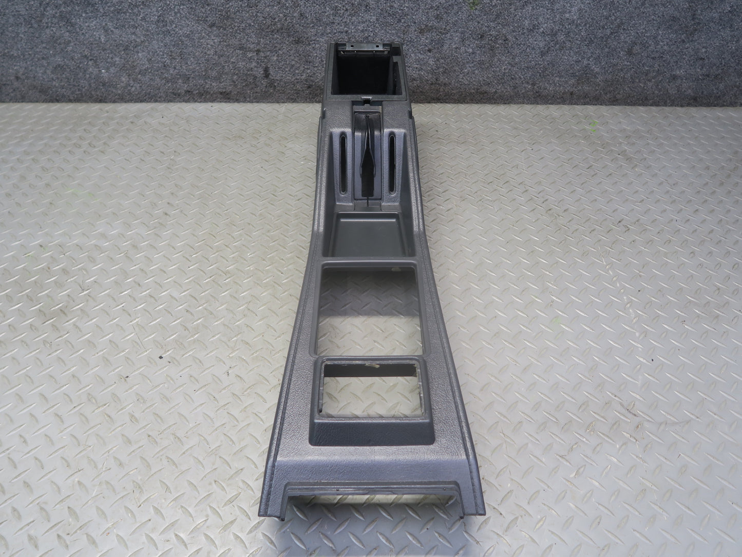 84-88 Toyota Cressida MX73 Sedan Center Console Trim Cover Panel Black OEM