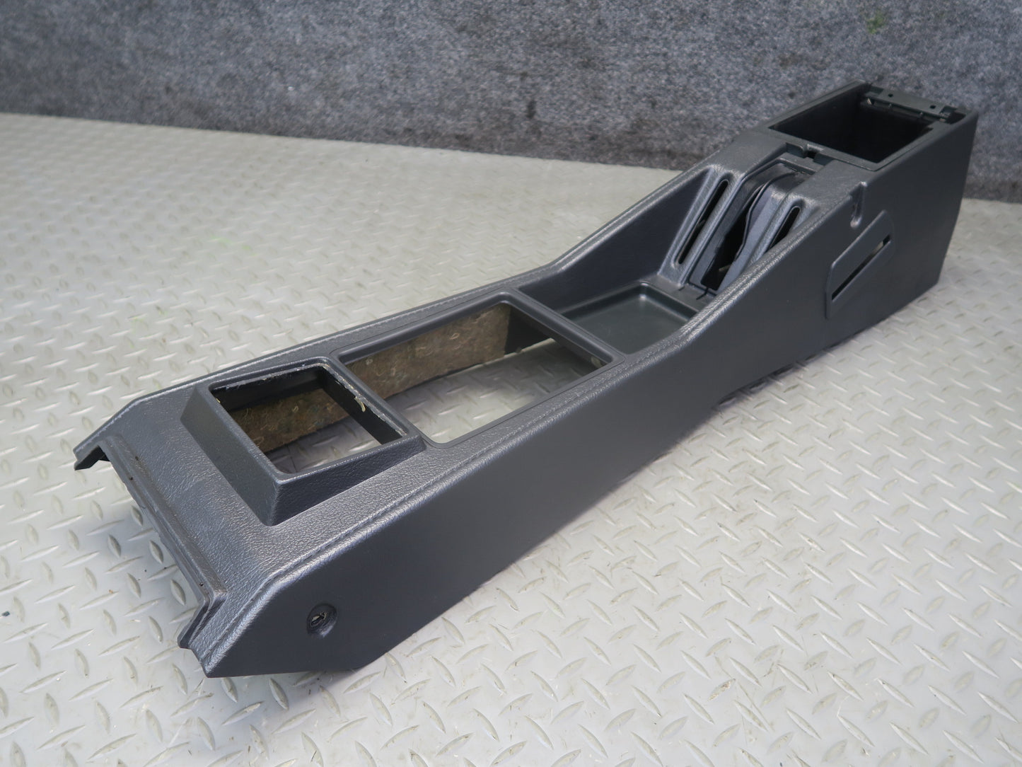 84-88 Toyota Cressida MX73 Sedan Center Console Trim Cover Panel Black OEM