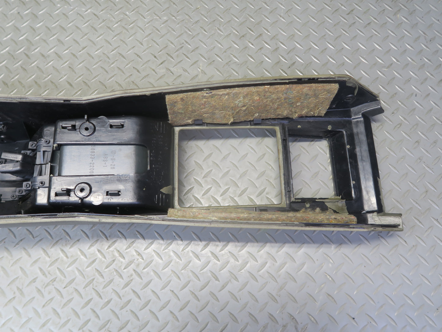 84-88 Toyota Cressida MX73 Sedan Center Console Trim Cover Panel Black OEM