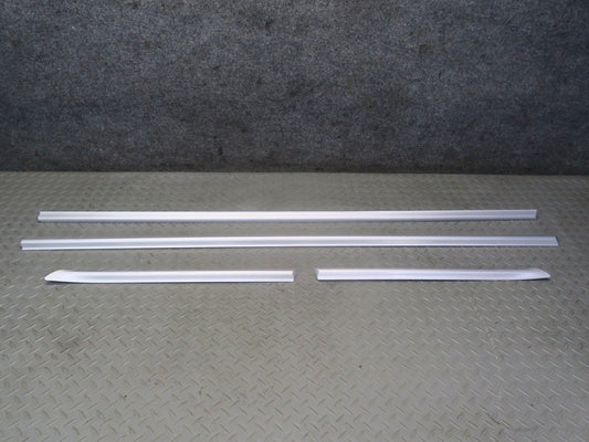 01-06 BMW E46 330ciCOUPE Convert Set of 4 Door & Quarter Trim Molding Silver OEM
