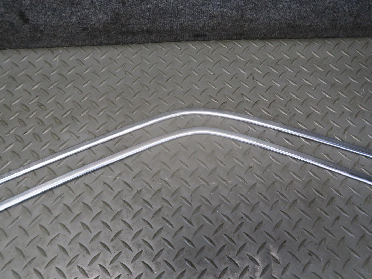 86-91 Mercedes W126 Sedan Set of 5 Front & Rear Left Door Chrome Molding OEM