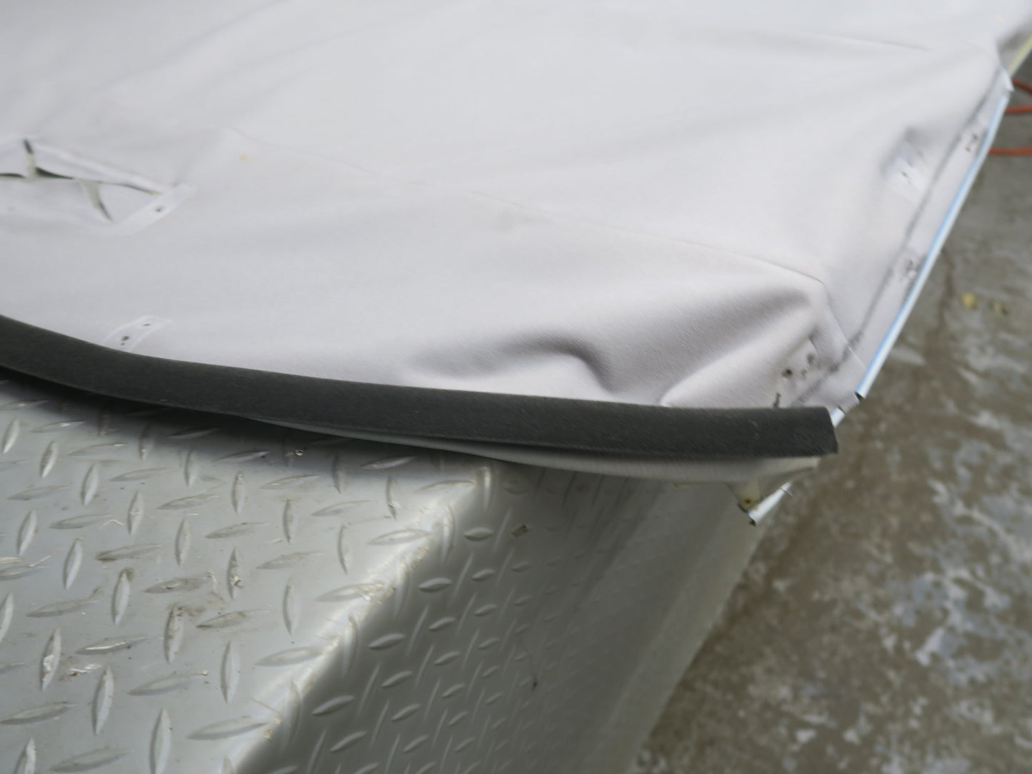 84-88 Toyota Cressida MX73 Sedan Headliner Trim Cover Panel Gray OEM