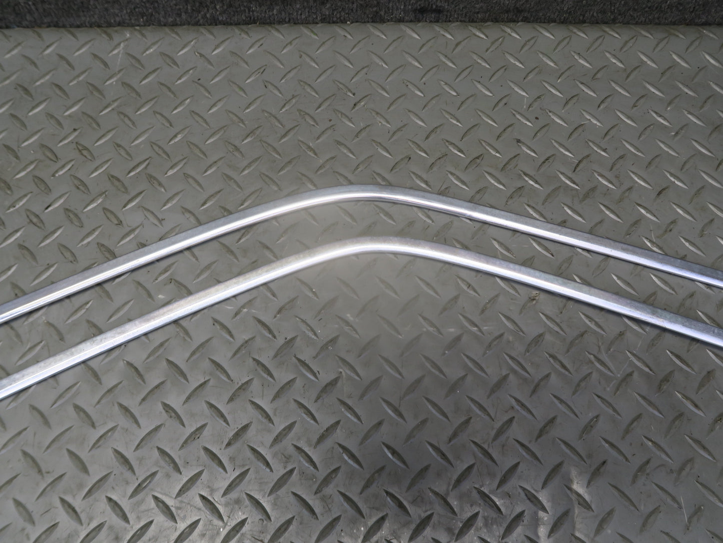86-91 Mercedes W126 Sedan Set of 6 Front & Rear Right Door Chrome Molding OEM