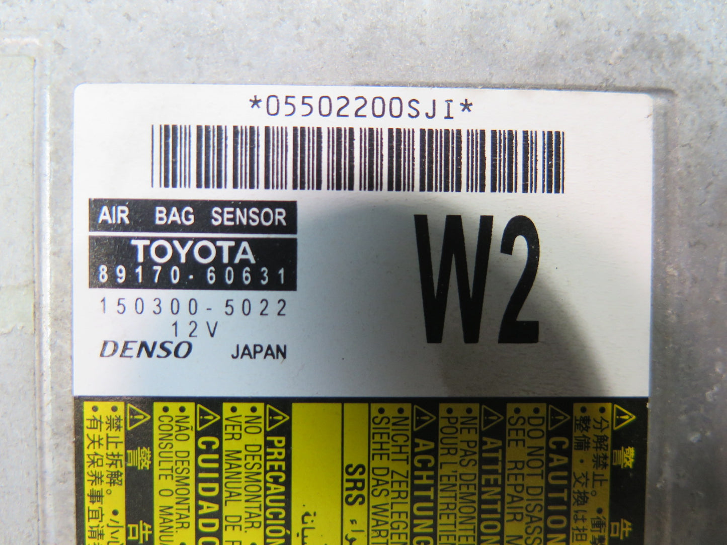 10-13 LEXUS GX460 SRS AIRBAG CONTROL MODULE UNIT OEM