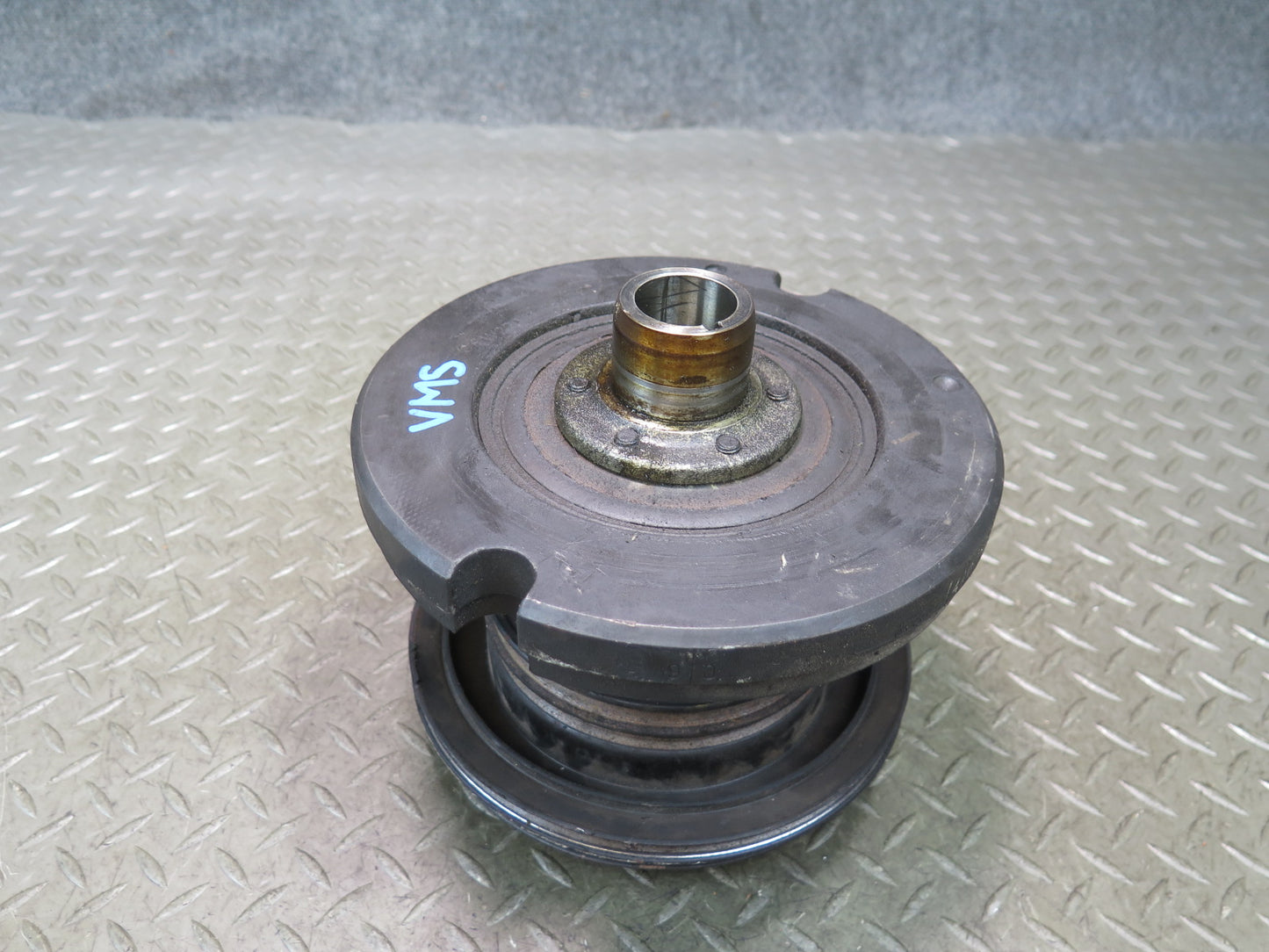 86-91 Mercedes W126 560SEC 560SEL M117 Harmonic Balancer w Crankshaft Pulley OEM
