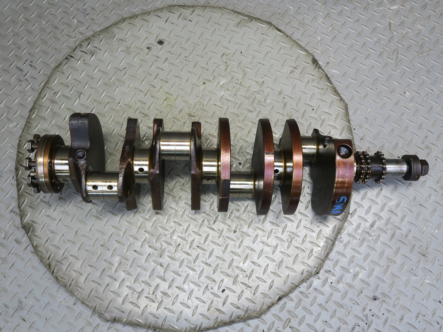 86-91 Mercedes W126 560SEC 560SEL M117 Engine Crankshaft 1170312701 OEM