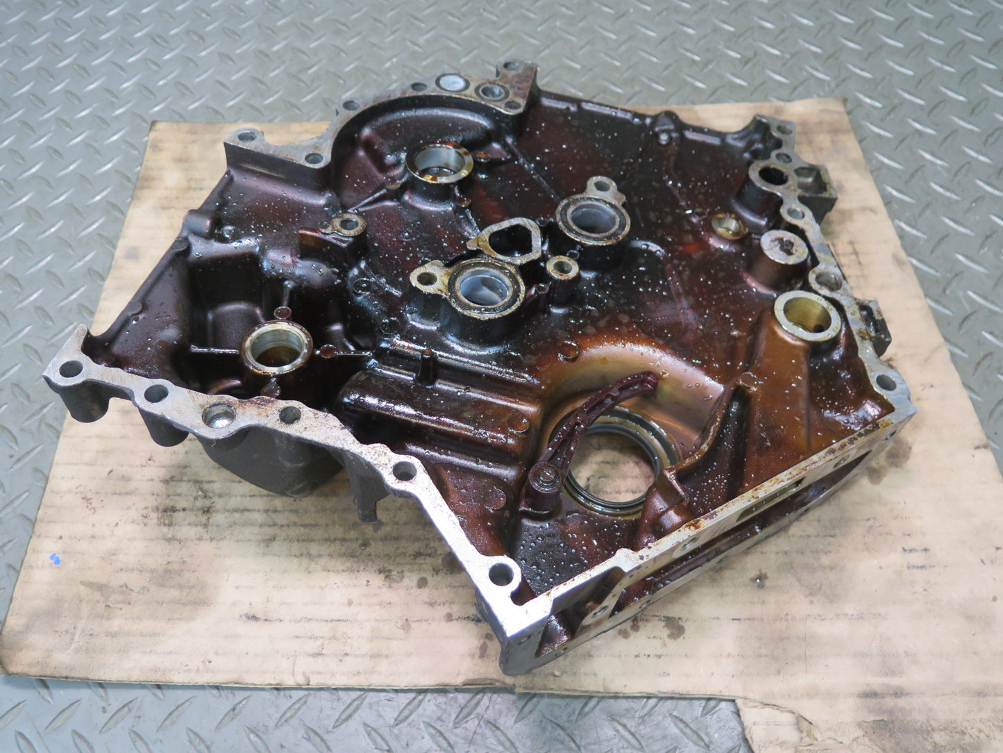 86-91 Mercedes W126 C126 560SEL 560SEC M117 Engine Timing Cover OEM