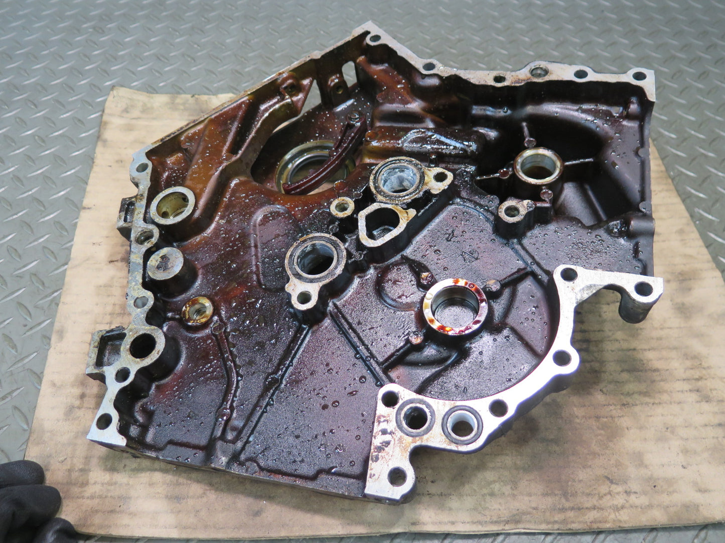 86-91 Mercedes W126 C126 560SEL 560SEC M117 Engine Timing Cover OEM