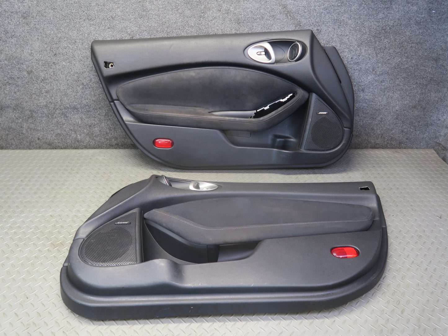 10-19 Nissan Z34 370Z Conv Left & Right Door Interior Trim Cover Panel Set OEM