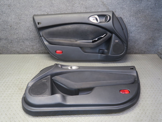 10-19 Nissan Z34 370Z Conv Left & Right Door Interior Trim Cover Panel Set OEM