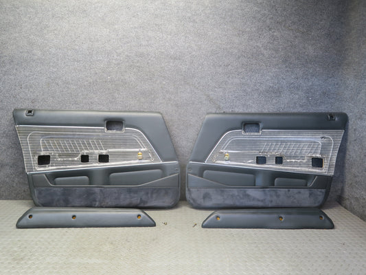 84-88 Toyota Cressida MX73 Sedan Front Door Interior Trim Cover Panel Set OEM