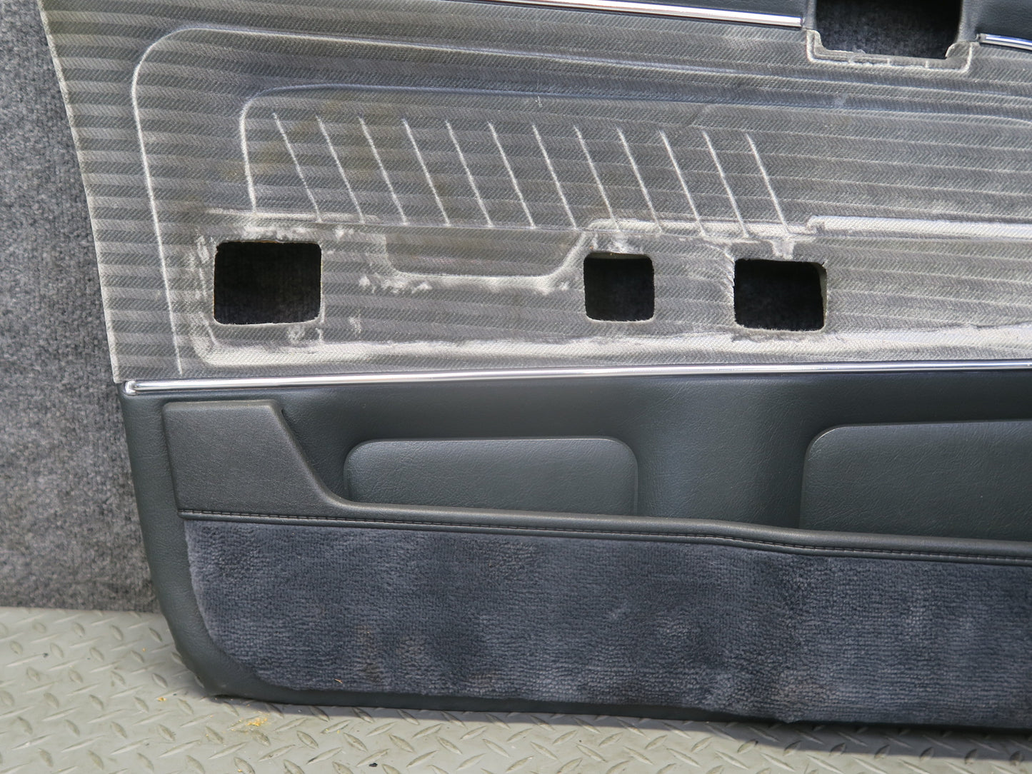 84-88 Toyota Cressida MX73 Sedan Front Door Interior Trim Cover Panel Set OEM