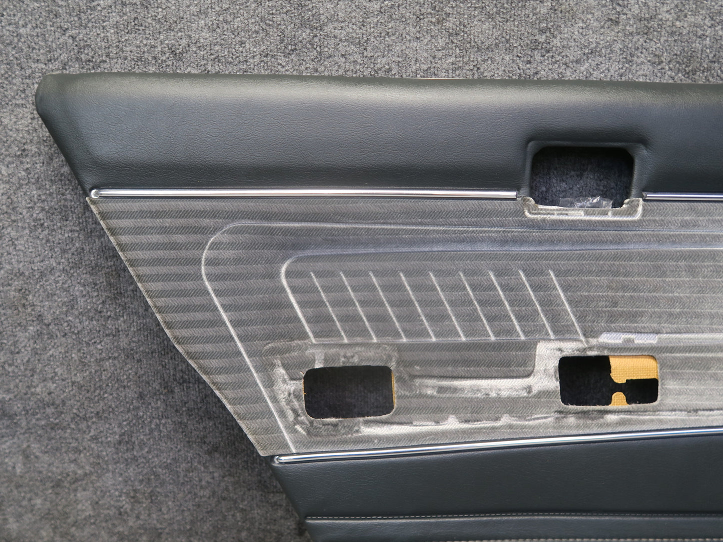 84-88 Toyota Cressida MX73 Sedan Rear Door Interior Trim Cover Panel Set OEM