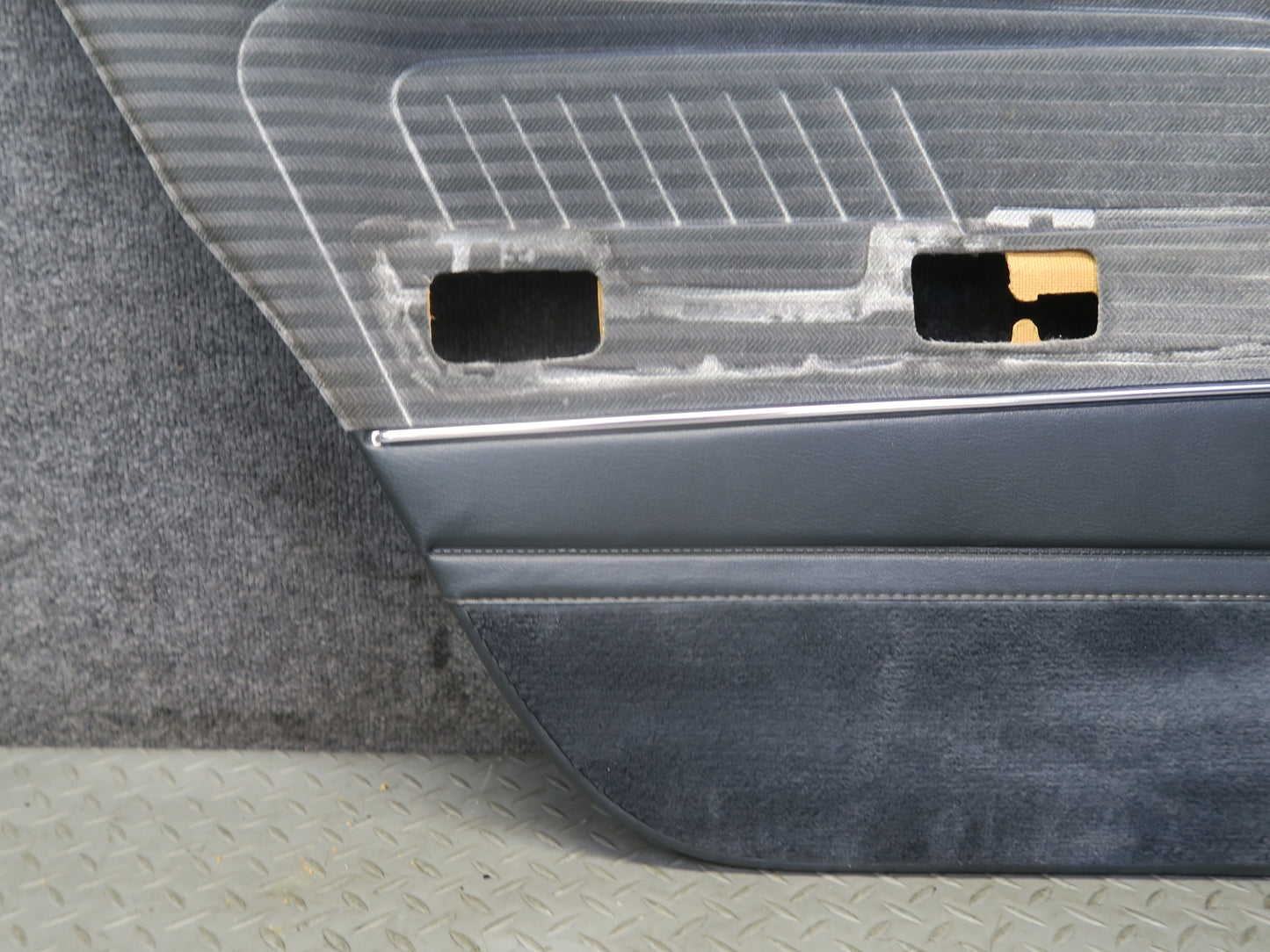 84-88 Toyota Cressida MX73 Sedan Rear Door Interior Trim Cover Panel Set OEM