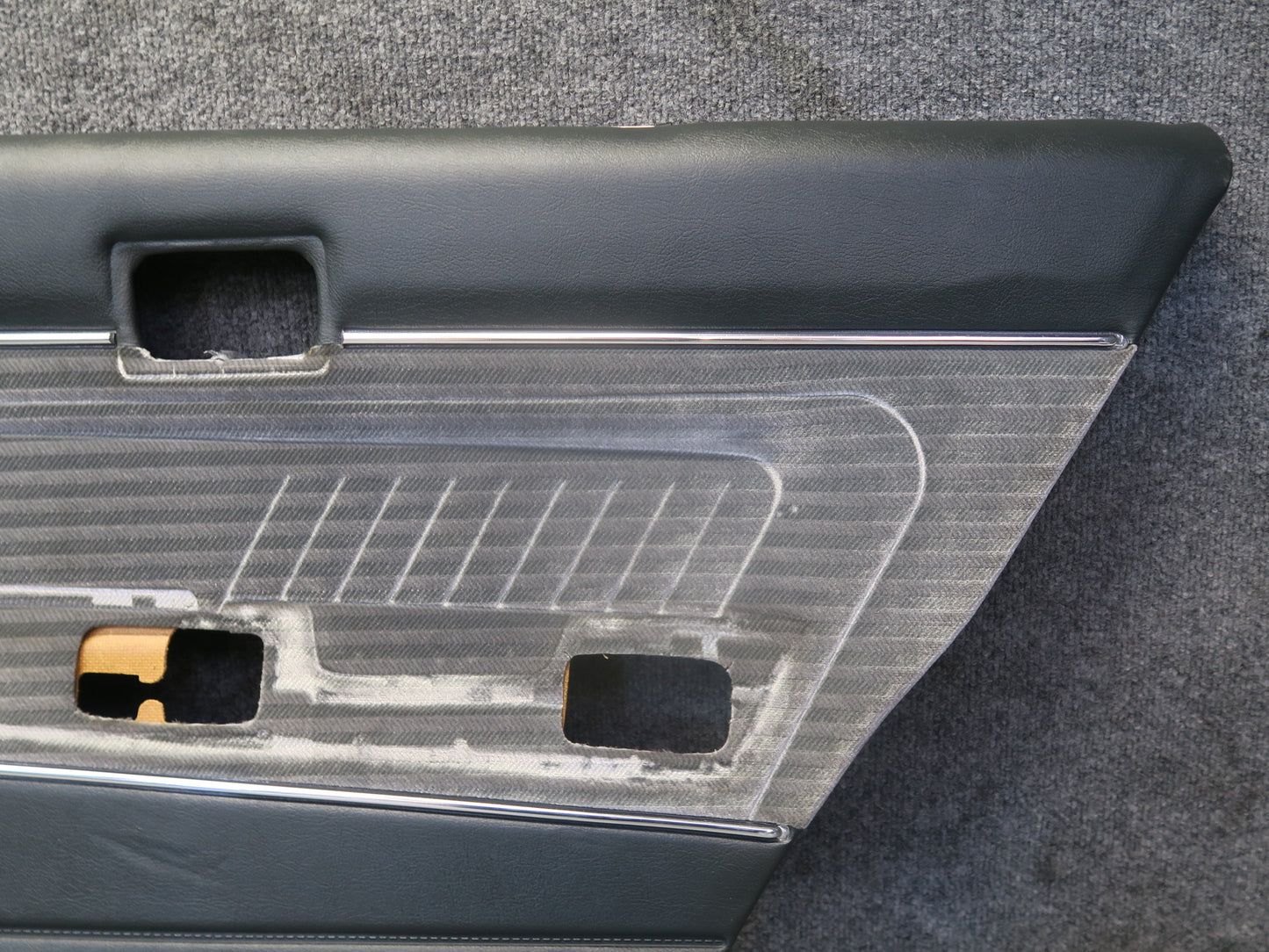 84-88 Toyota Cressida MX73 Sedan Rear Door Interior Trim Cover Panel Set OEM