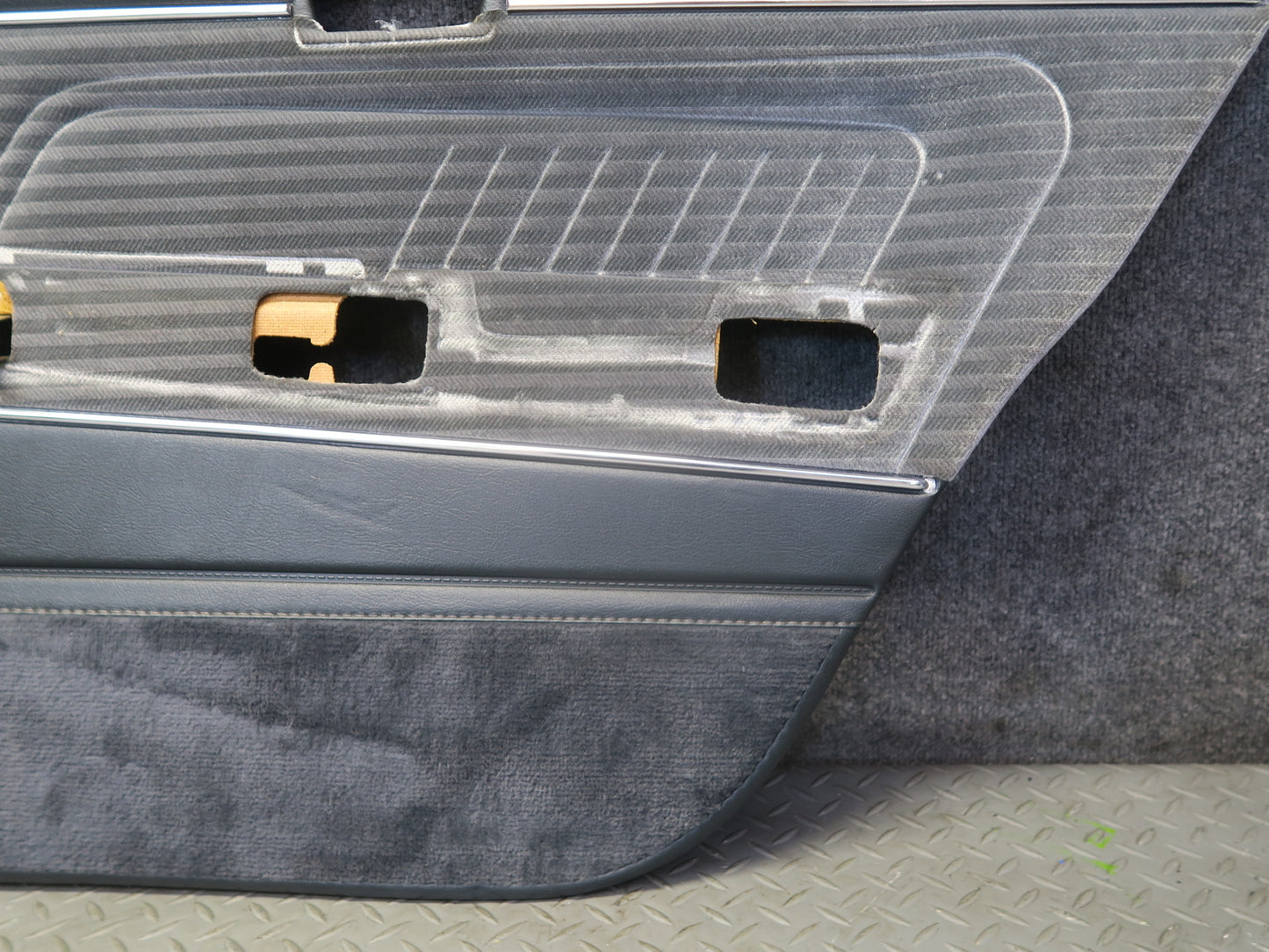 84-88 Toyota Cressida MX73 Sedan Rear Door Interior Trim Cover Panel Set OEM