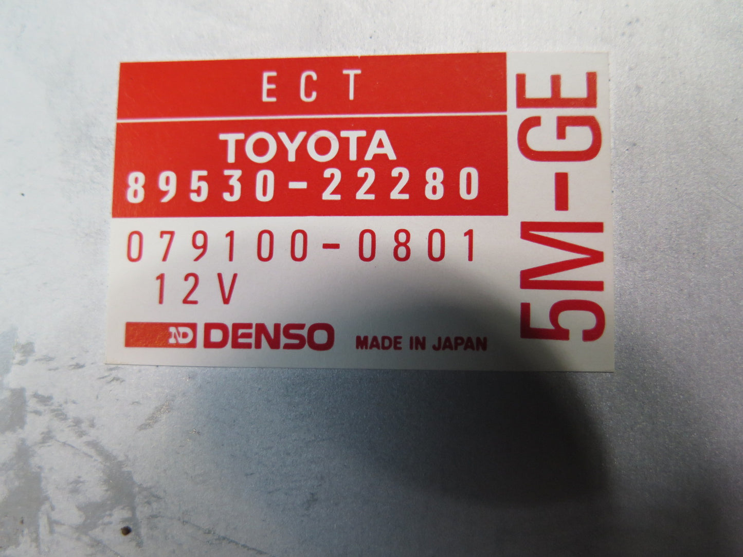 84-86 Toyota Cressida MX73 A43DE RWD TCM Auto Transmission Control Module OEM