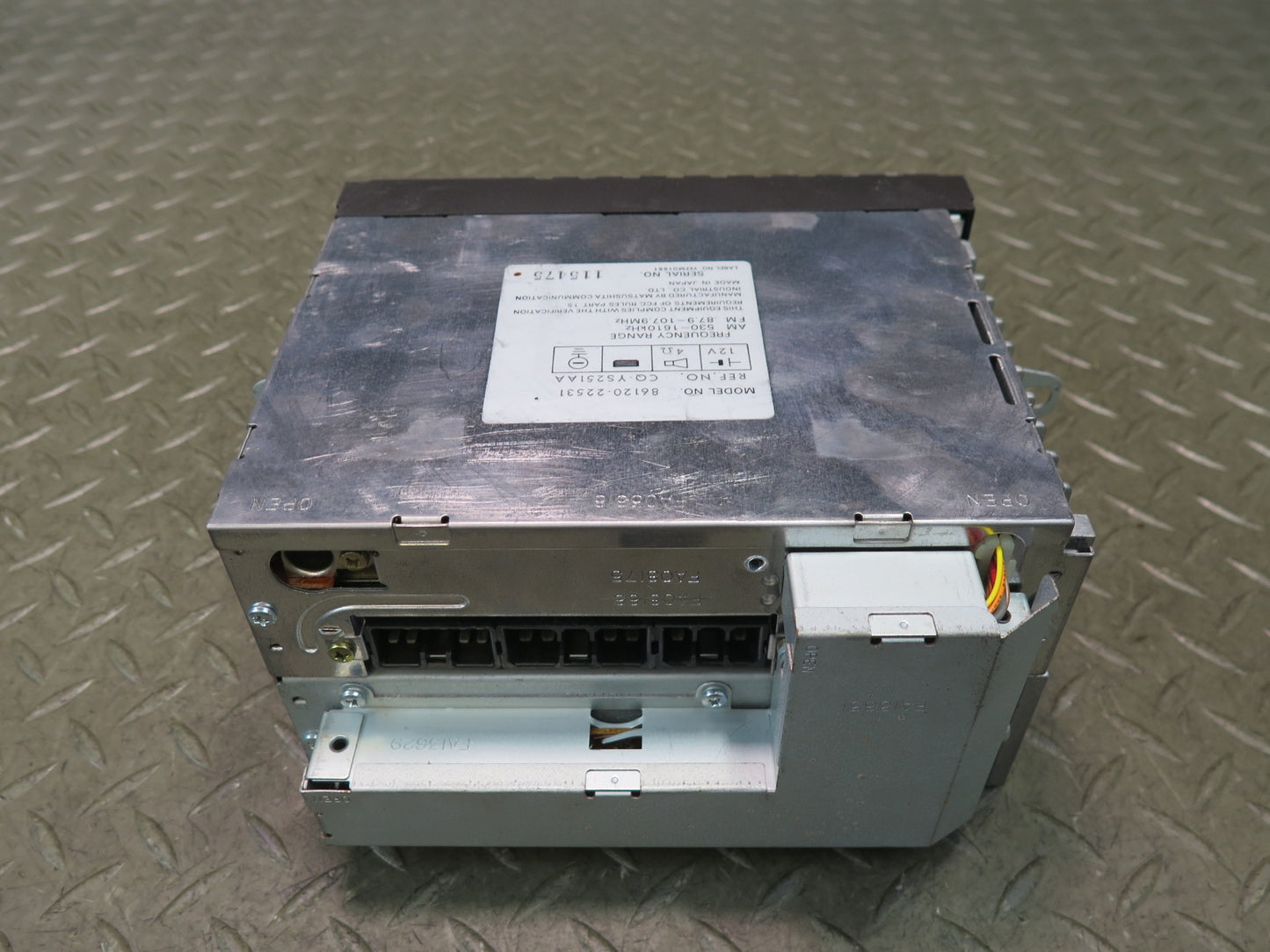 85-86 Toyota Cressida MX73 Audio Radio Head Unit Cassette Receiver 45K Miles OEM