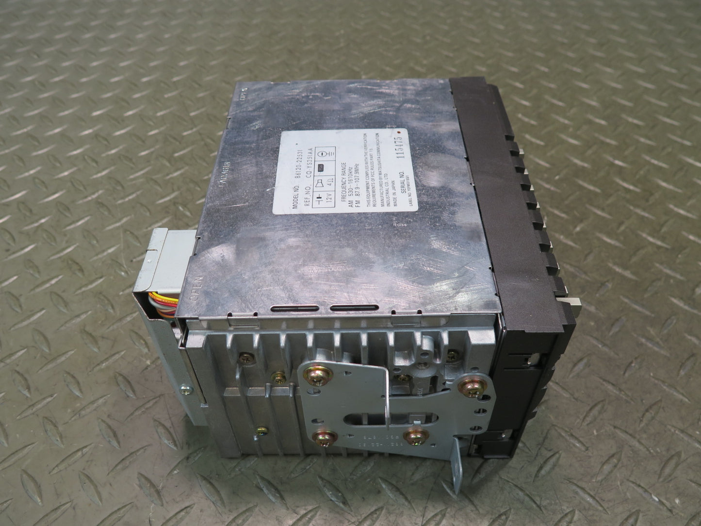85-86 Toyota Cressida MX73 Audio Radio Head Unit Cassette Receiver 45K Miles OEM