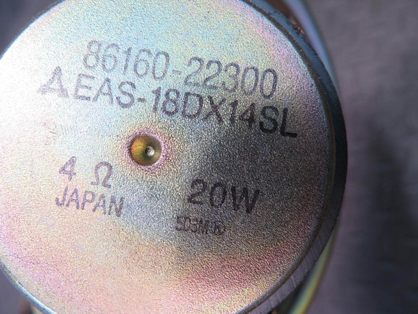 84-88 Toyota Cressida MX73 Sedan Set of 2 Rear Left & Right Speaker OEM