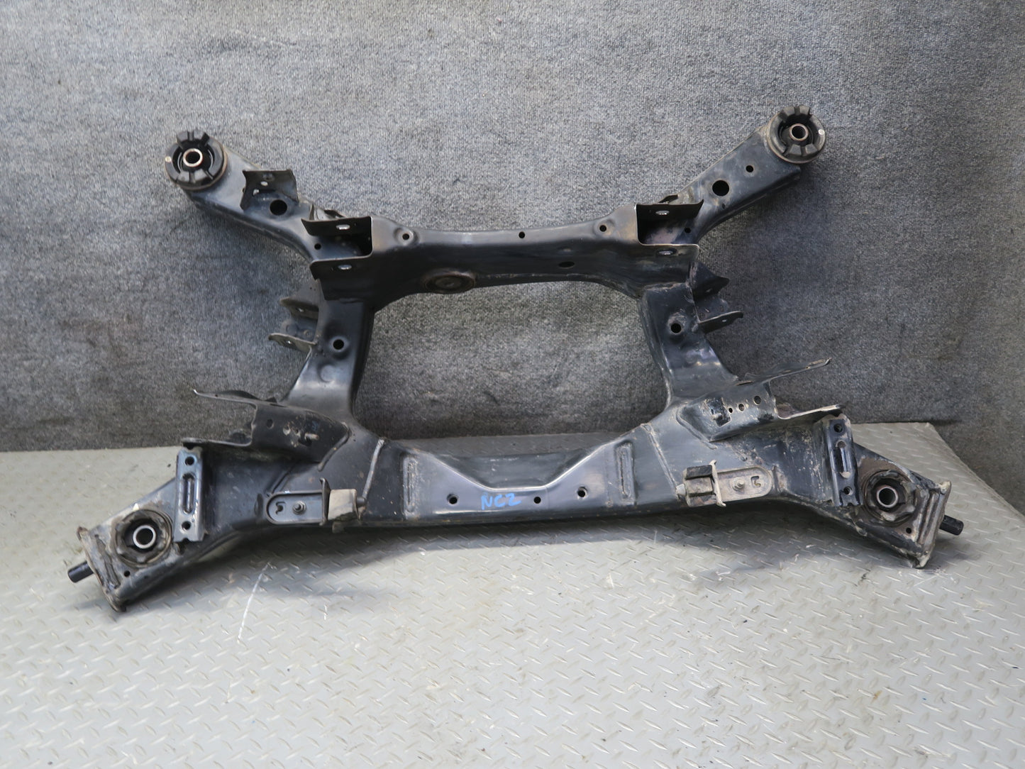 09-20 Nissan Z34 370Z Rear Suspension Subframe Crossmember Carrier 116K Mile OEM