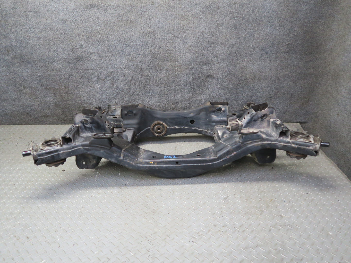 09-20 Nissan Z34 370Z Rear Suspension Subframe Crossmember Carrier 116K Mile OEM