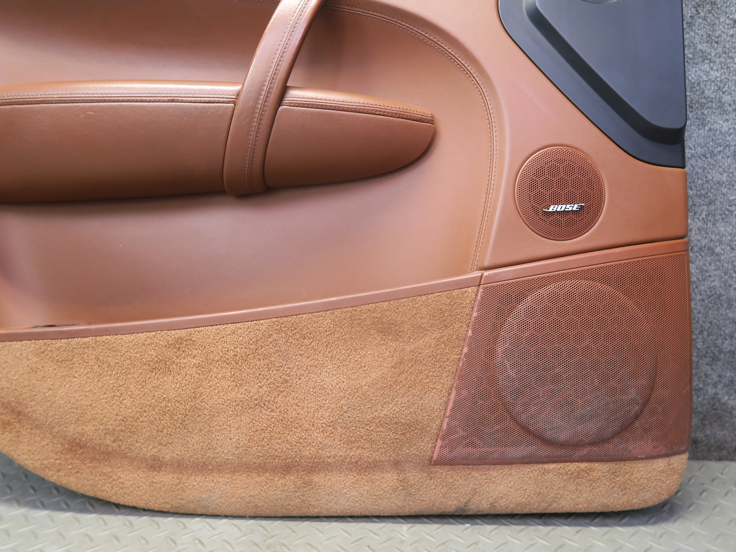 2008-2010 Porsche Cayenne 957 Front Door Interior Trim Panel Chestnut Set of 2