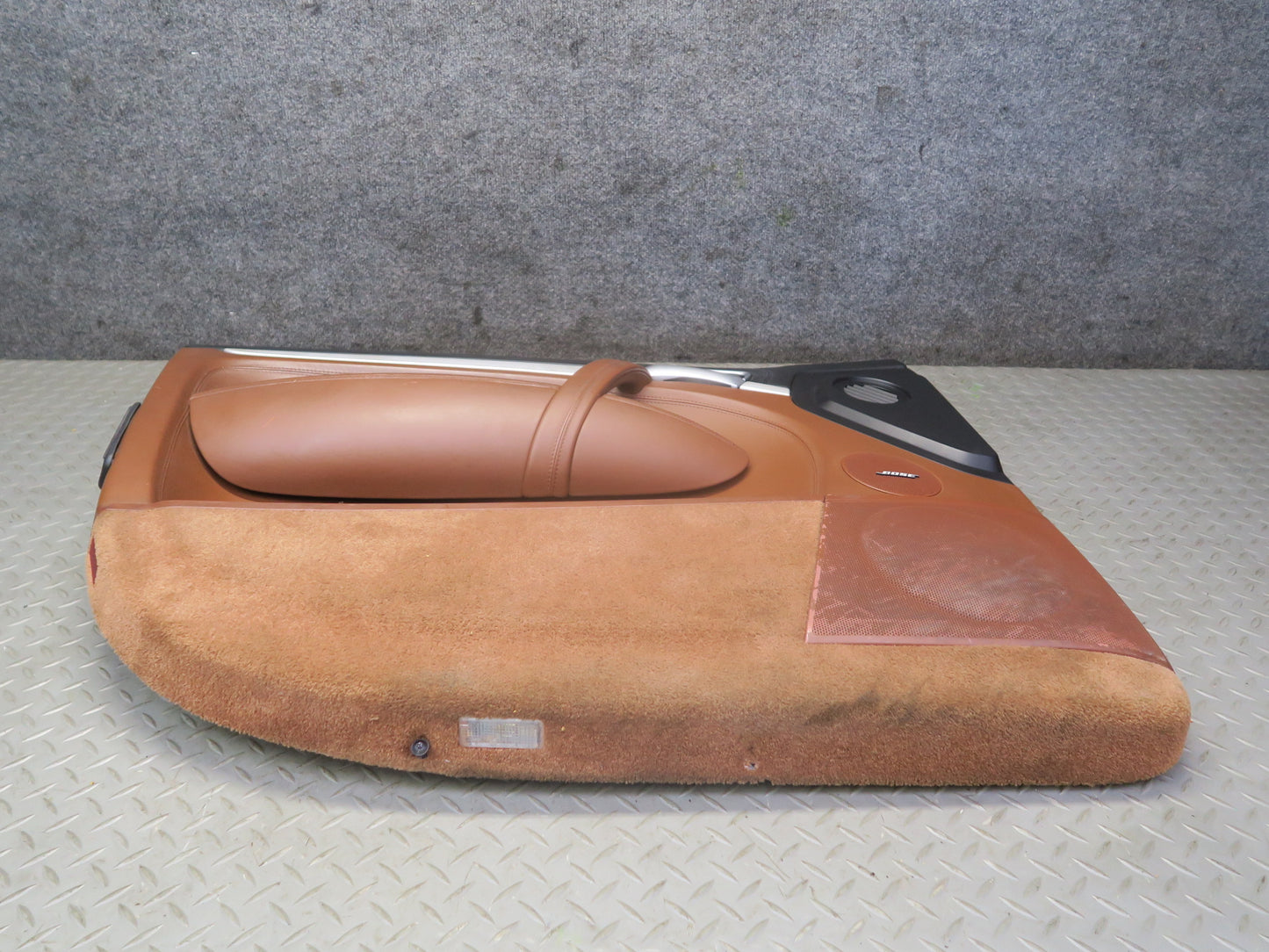 2008-2010 Porsche Cayenne 957 Front Door Interior Trim Panel Chestnut Set of 2