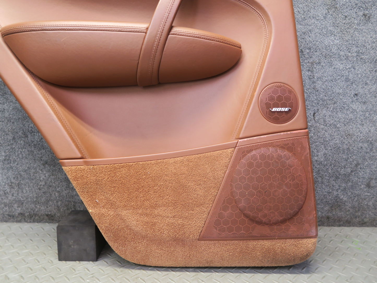 2008-2010 Porsche Cayenne 957 Rear Door Interior Trim Panel Chestnut Set of 2