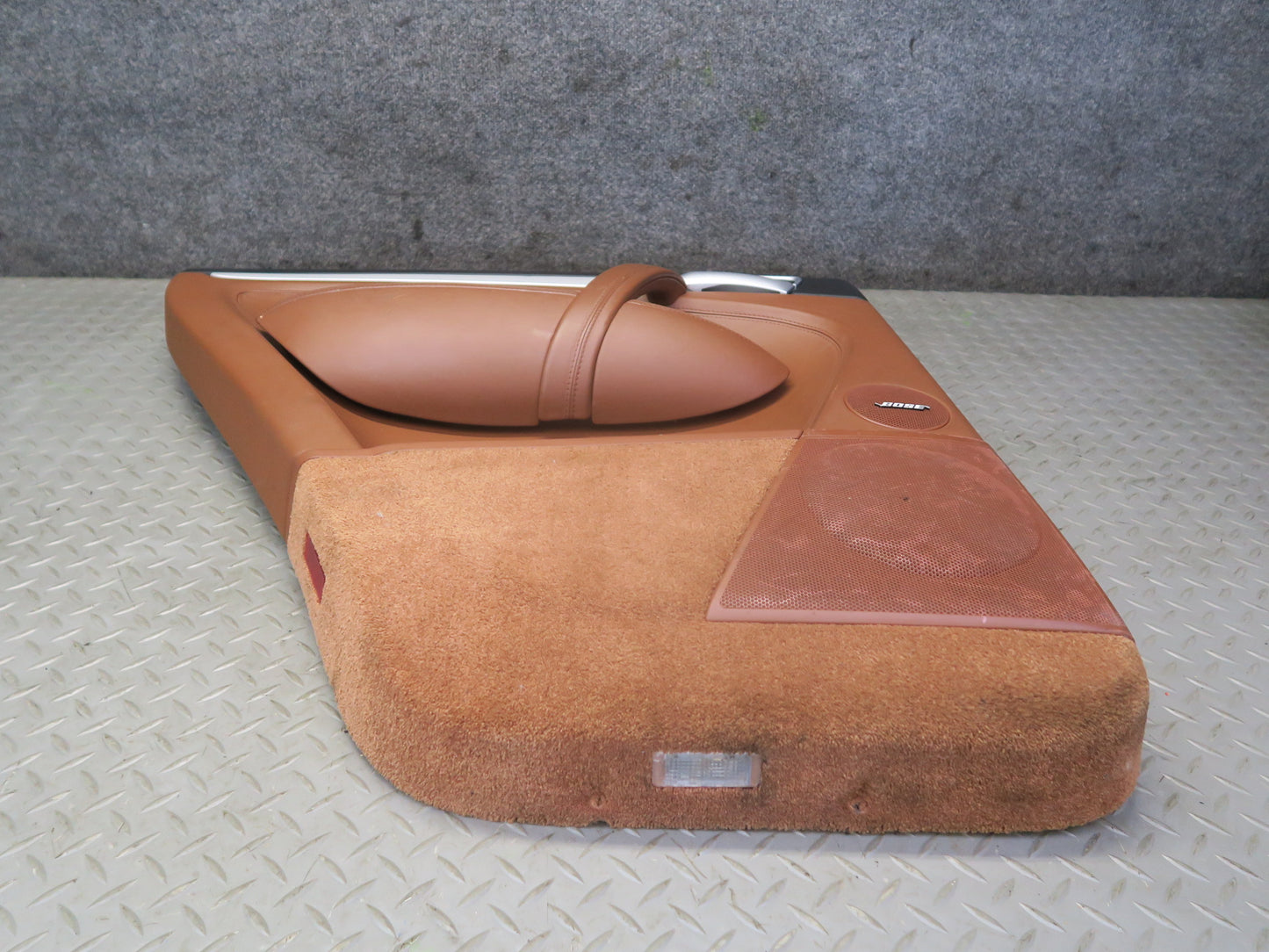 2008-2010 Porsche Cayenne 957 Rear Door Interior Trim Panel Chestnut Set of 2