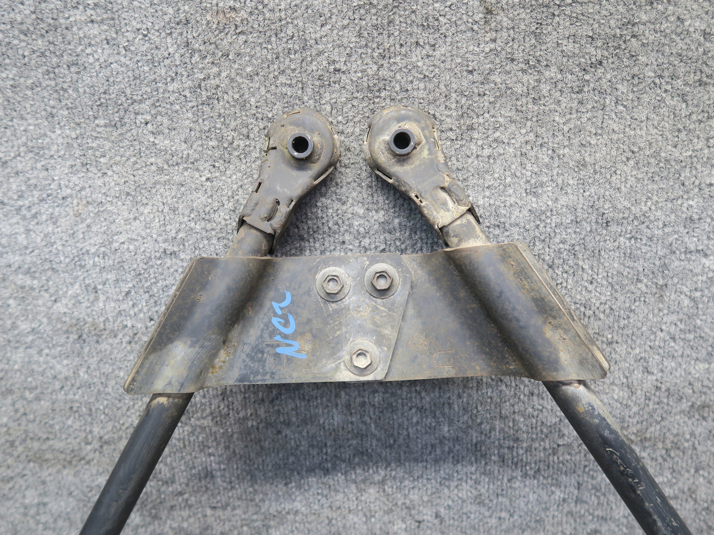 10-15 Nissan 370Z Z34 Convert Rear Subframe Crossmember Lower Brace Bracket OEM