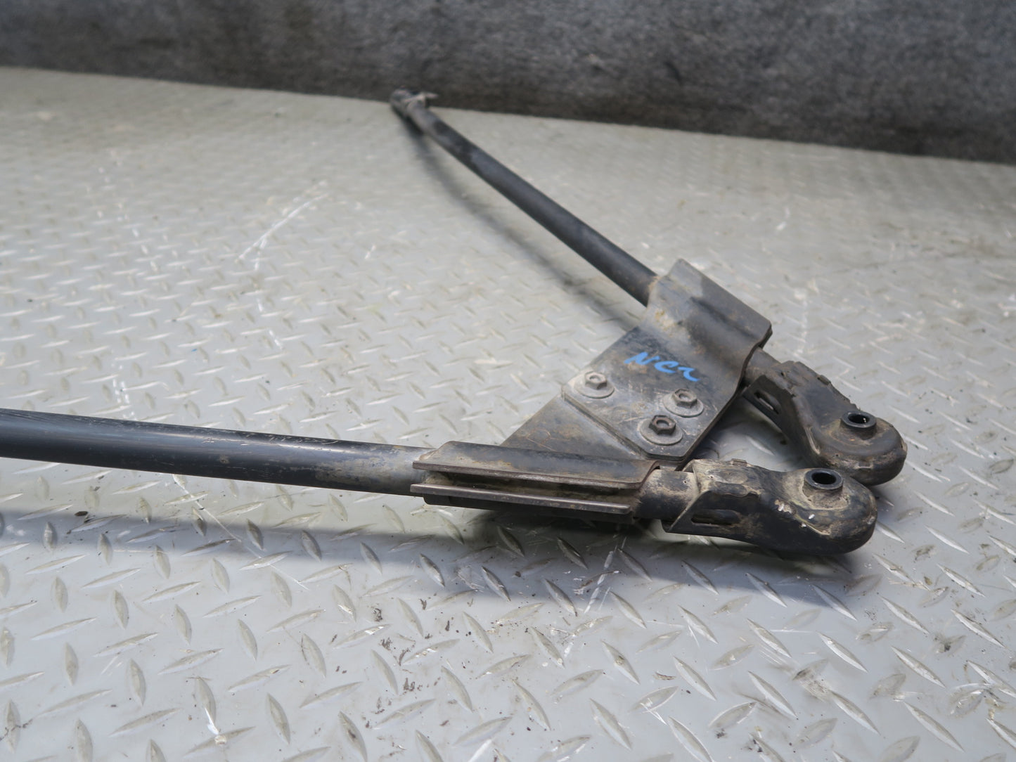 10-15 Nissan 370Z Z34 Convert Rear Subframe Crossmember Lower Brace Bracket OEM