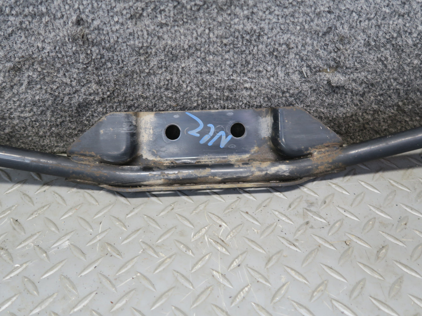 09-20 Nissan 370Z Z34 Rear Sub Frame Subframe Crossmember Brace Bar 116K OEM