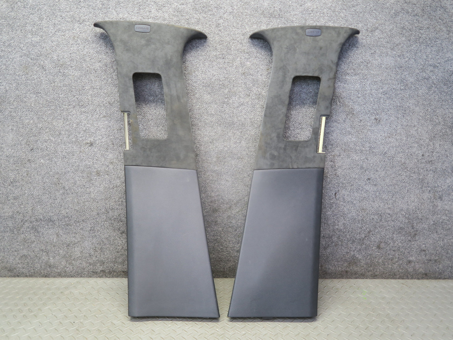 2006-2010 Porsche Cayenne 957 Interior B Pillar Upper Trim Panel Set of 2