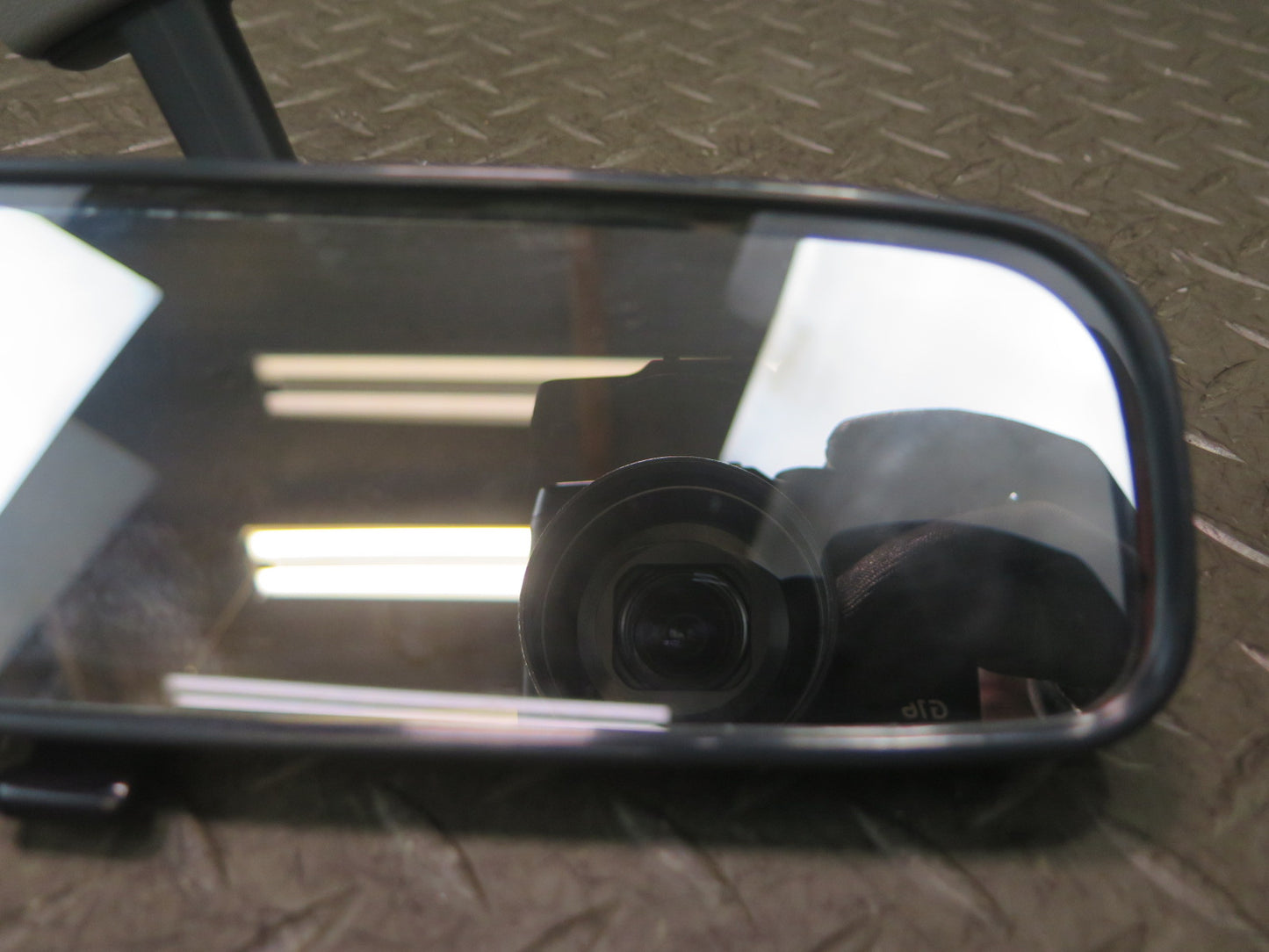 84-86 Toyota Cressida MX73 Manual Dimming Interior Rear View Mirror Gray OEM