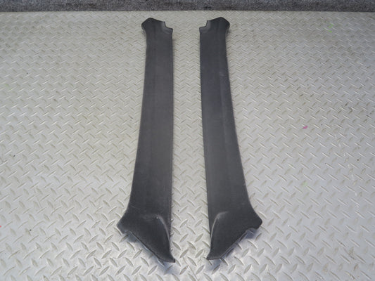 84-86 Toyota Cressida MX73 Sedan Set of 2 Front A Pillar Trim Cover Gray OEM