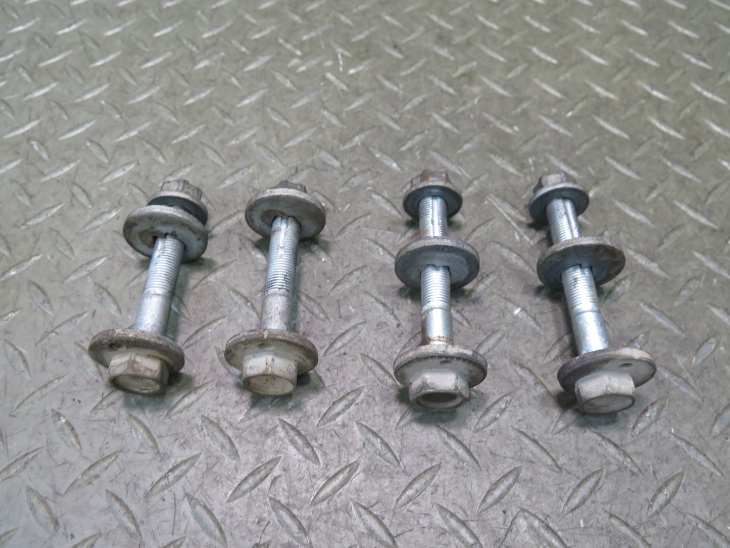 09-20 Nissan Z34 370Z Set of 4 Suspension Eccentric Adjust Camber Bolt OEM