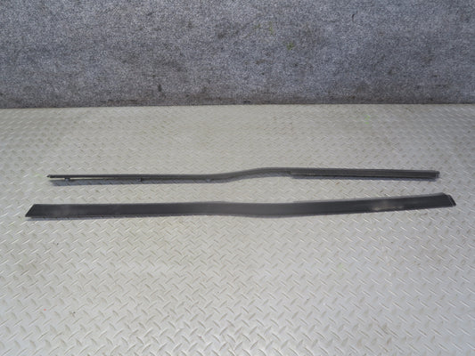 84-86 Toyota Cressida MX73 Sedan Set of 2 Roof Side Rail Trim Cover Gray OEM
