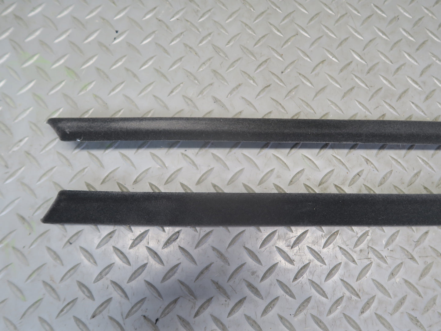 84-86 Toyota Cressida MX73 Sedan Set of 2 Roof Side Rail Trim Cover Gray OEM