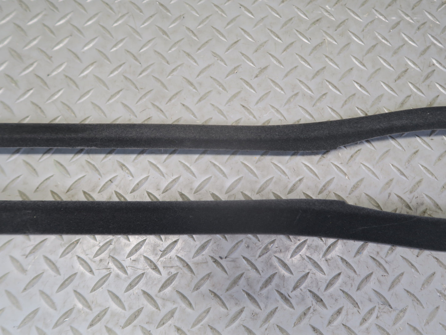 84-86 Toyota Cressida MX73 Sedan Set of 2 Roof Side Rail Trim Cover Gray OEM