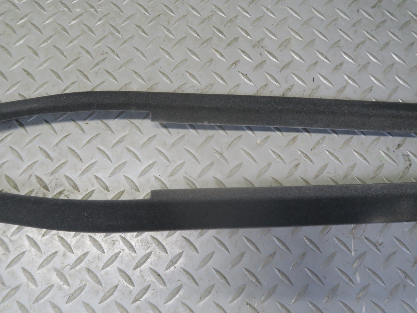 84-86 Toyota Cressida MX73 Sedan Set of 2 Roof Side Rail Trim Cover Gray OEM