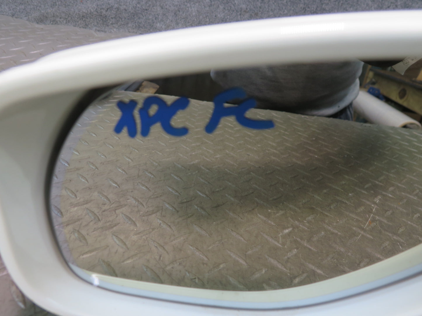 2008-2010 Porsche Cayenne 957 Left Exterior Side View Heated Mirror Sand White