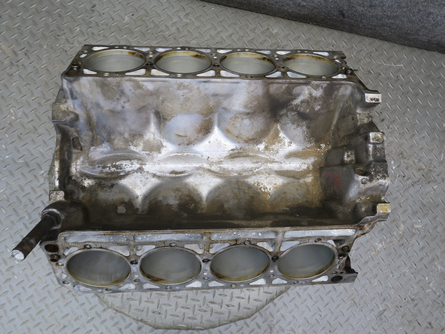86-91 Mercedes W126 C126 5.5L M117 117.968 Engine Motor Block 1170112401 OEM