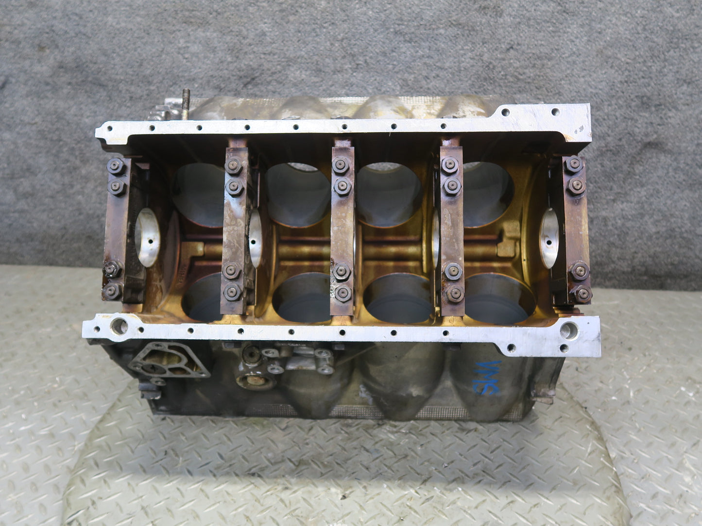 86-91 Mercedes W126 C126 5.5L M117 117.968 Engine Motor Block 1170112401 OEM