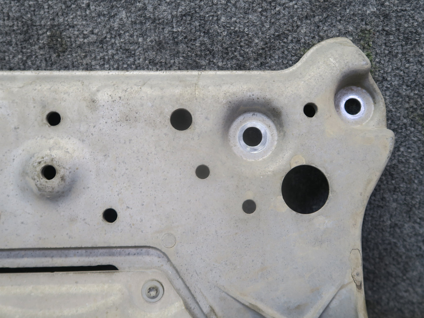 2010 Nissan Z34 370Z Front Suspension Subframe Crossmember Stay Plate OEM