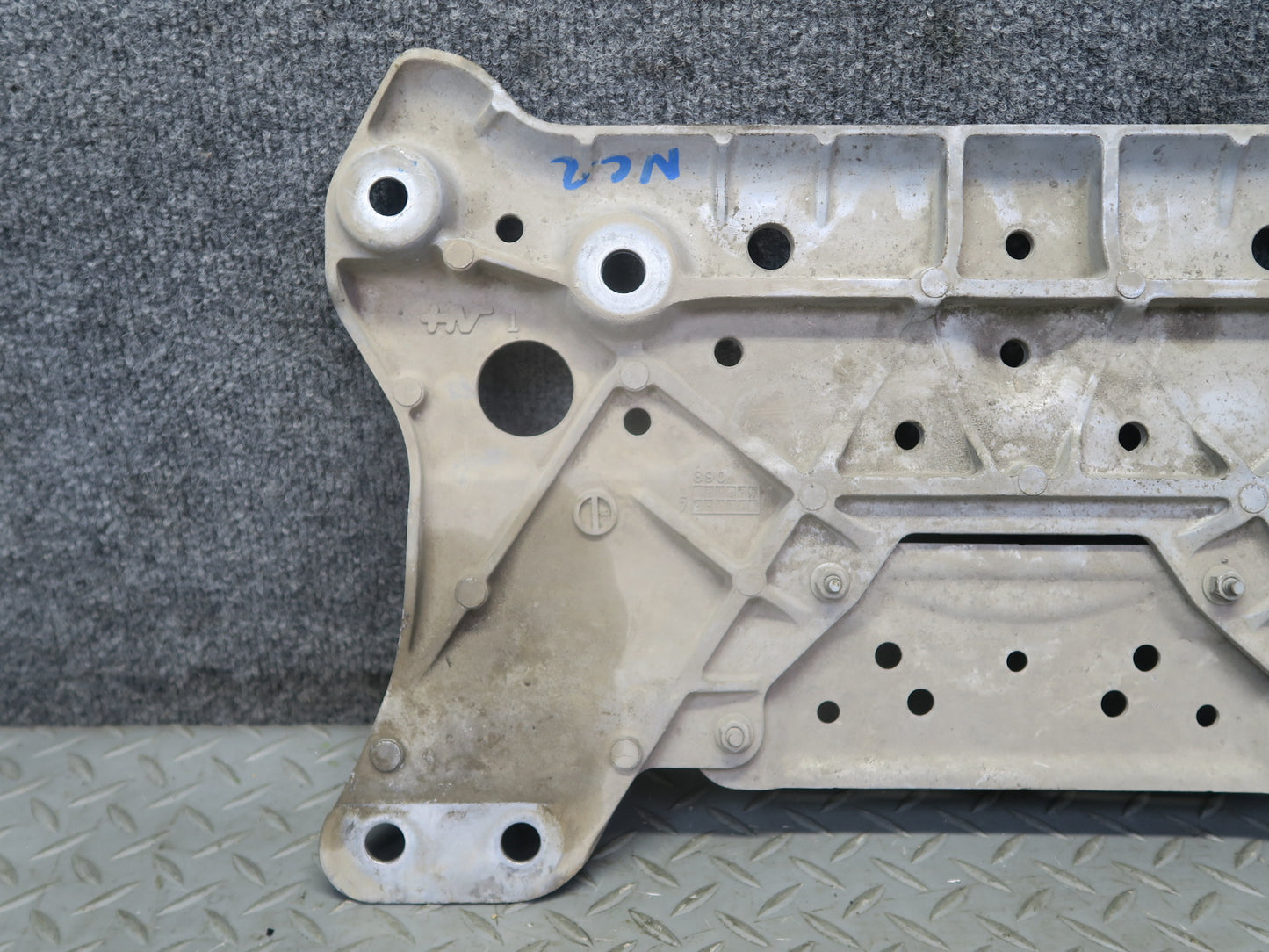 2010 Nissan Z34 370Z Front Suspension Subframe Crossmember Stay Plate OEM