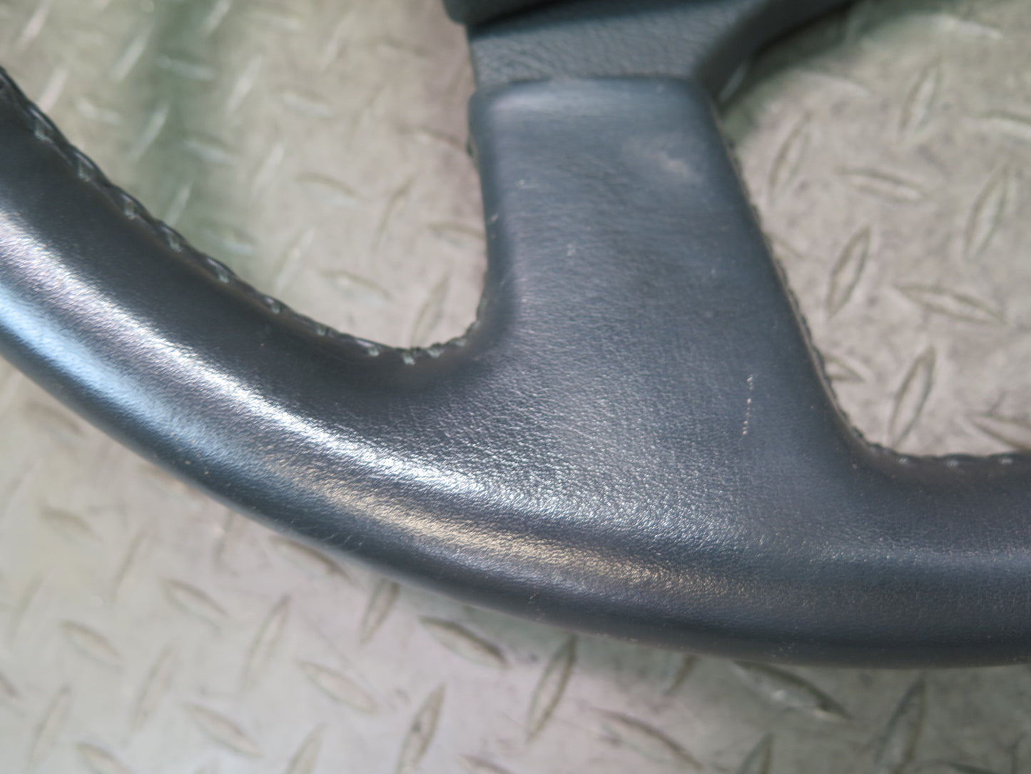85-86 Toyota Cressida MX73 Leather Steering w Horn Pad Gray 45K Miles OEM