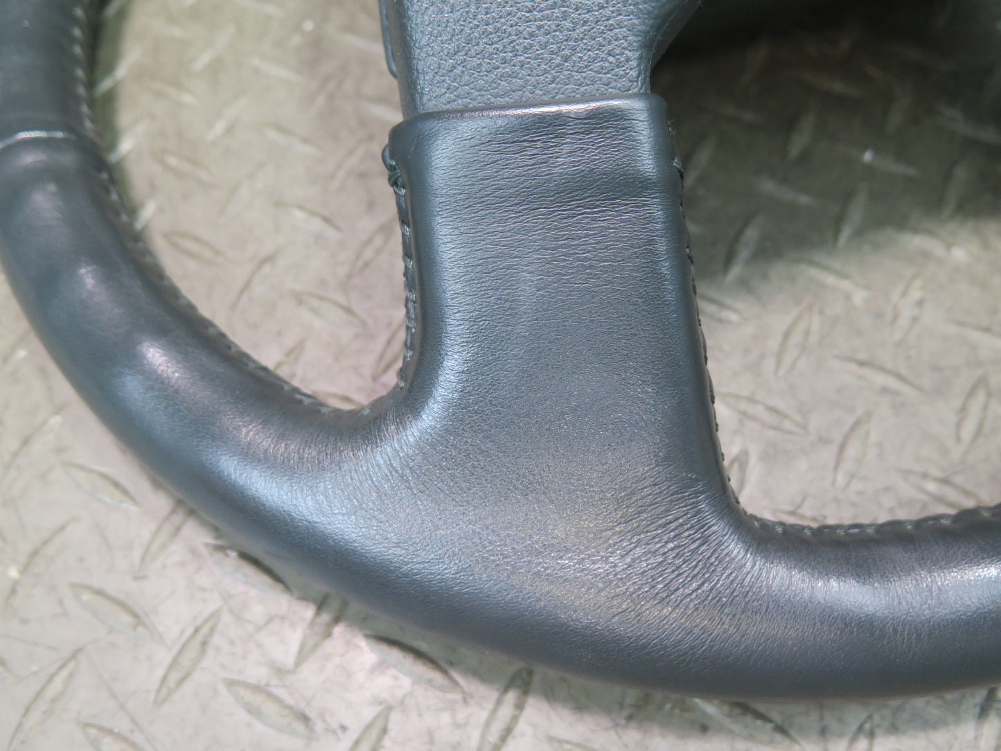 85-86 Toyota Cressida MX73 Leather Steering w Horn Pad Gray 45K Miles OEM
