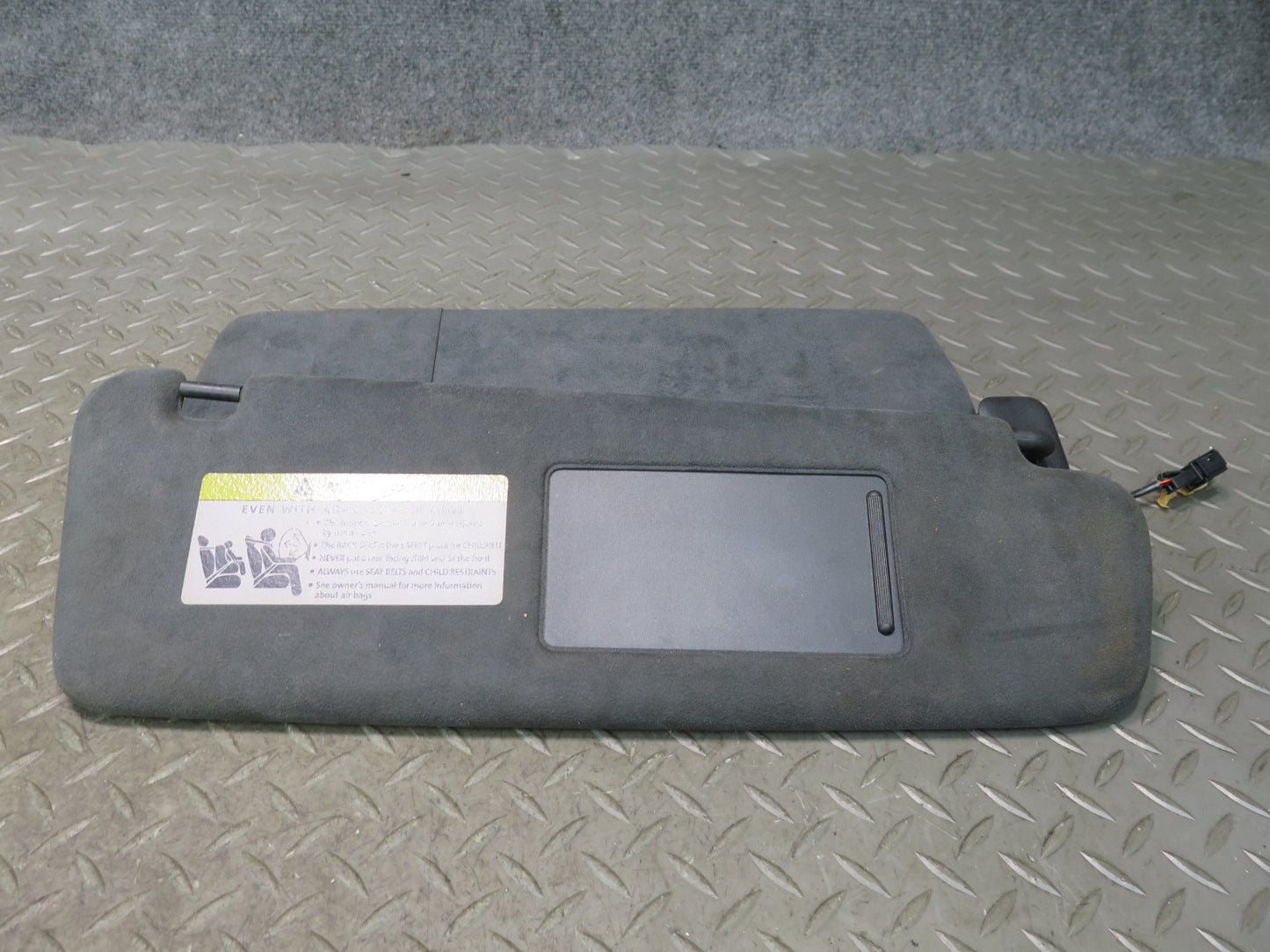 2003-2010 Porsche Cayenne 955 957 Front Left & Right Sun Visor Alcantara Set